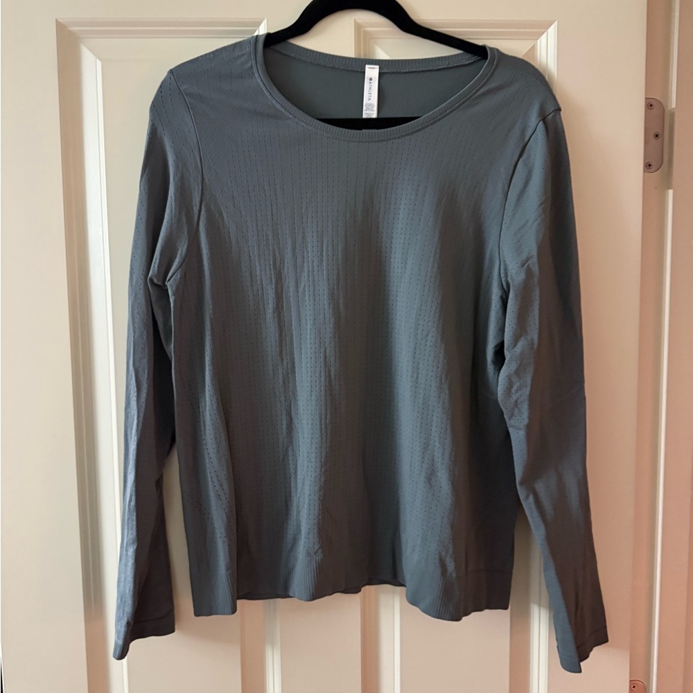 Athleta In Motion Seamless Top Grey Size XL